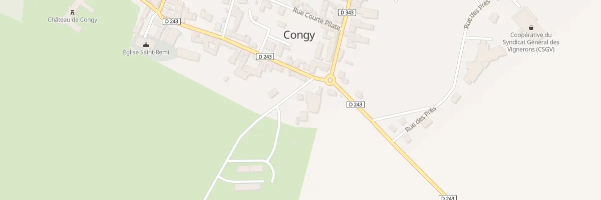 Plan du 1 Rue de Courjeonnet à Congy