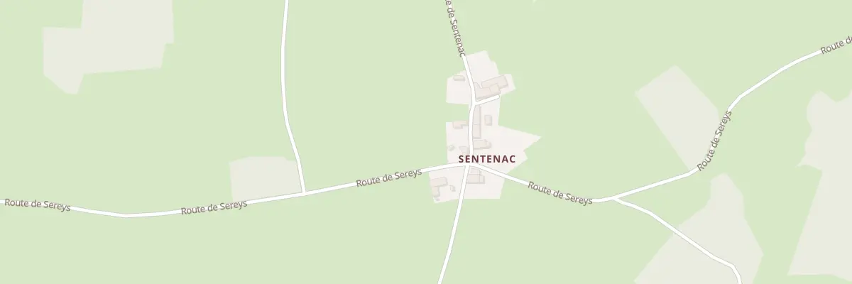 Plan du 5202 Sentenac à Chomelix