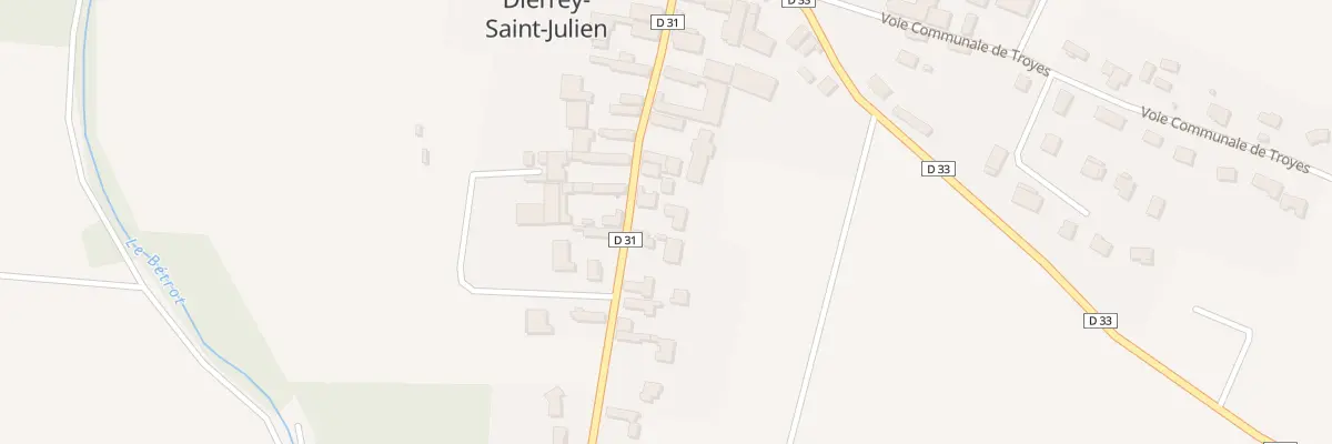Plan du 7 Rue de Moirey à Dierrey-Saint-Julien