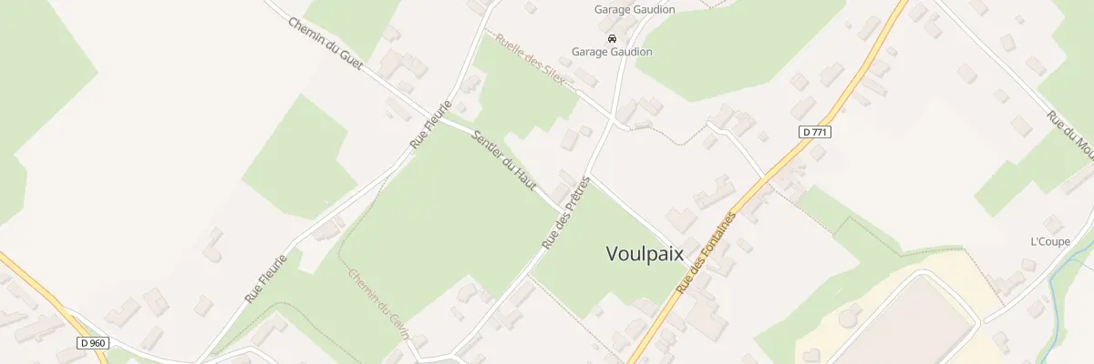 Plan du 1 Rue des Prêtres à Voulpaix