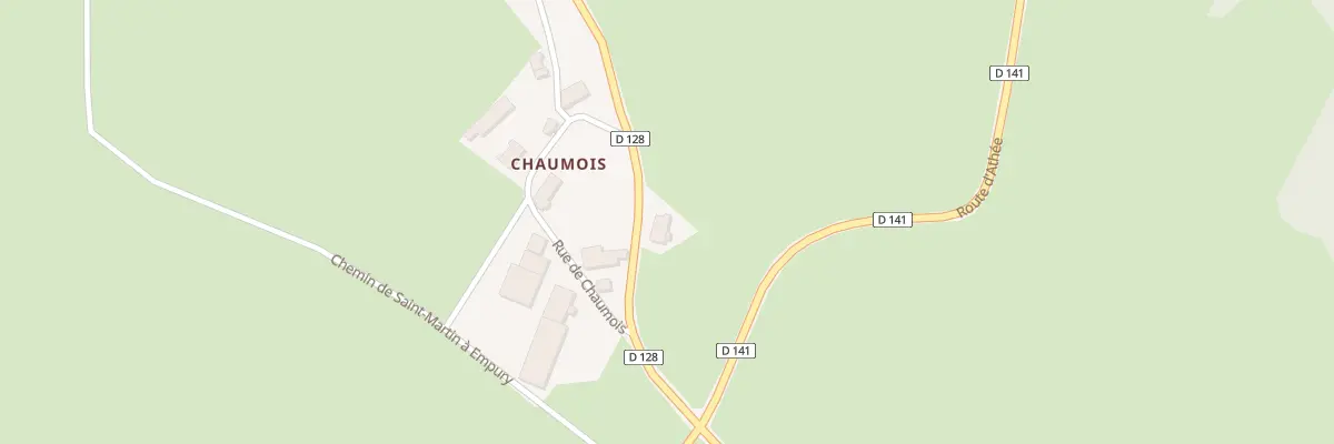 Plan du 26 Chaumois à Empury