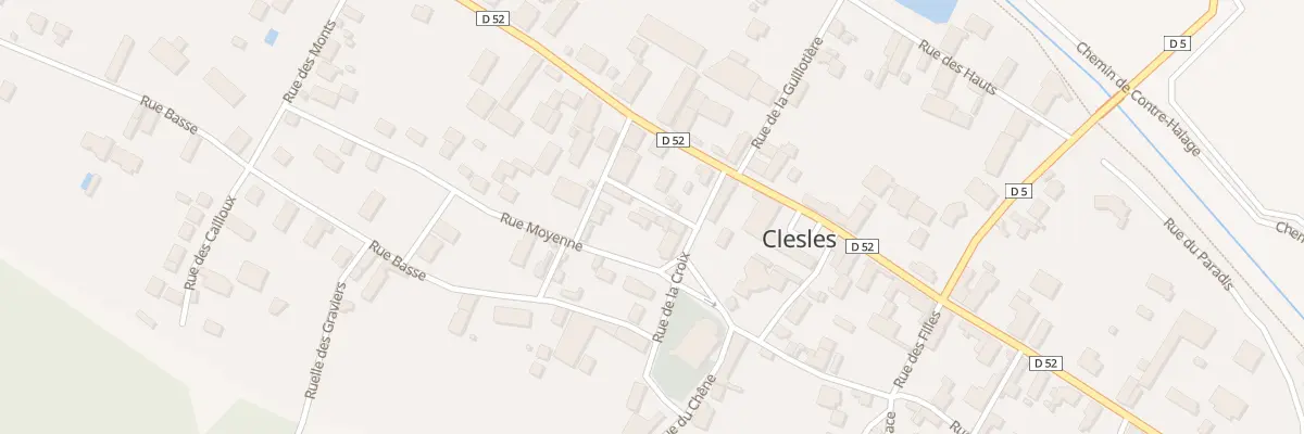Plan du 4 Rue de la Croix à Clesles
