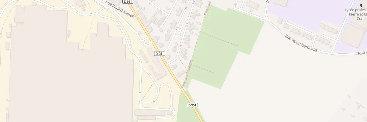 Plan du 10 Rue Saint Martin à Aulnoye-Aymeries