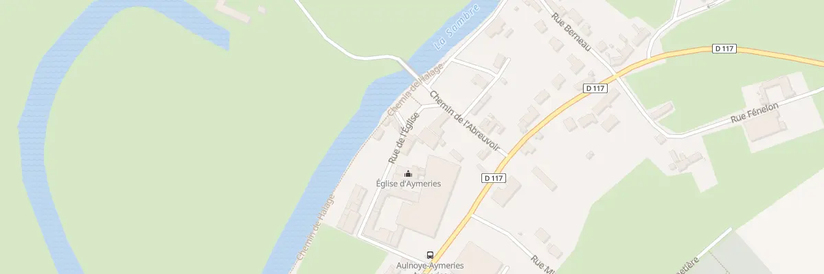 Plan du 6 Rue de l’Église à Aulnoye-Aymeries