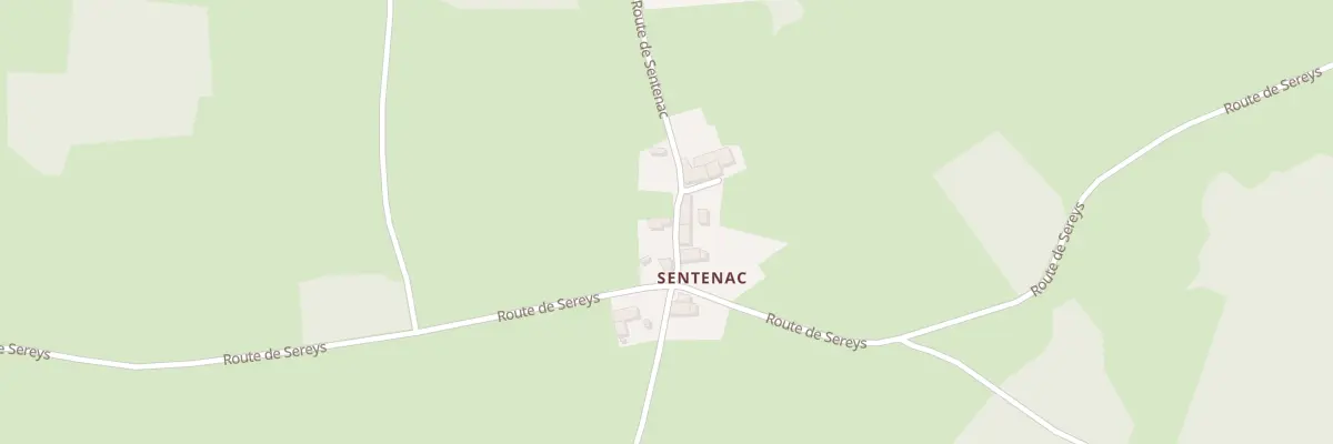 Plan du 970 Rte de Sentenac à Chomelix