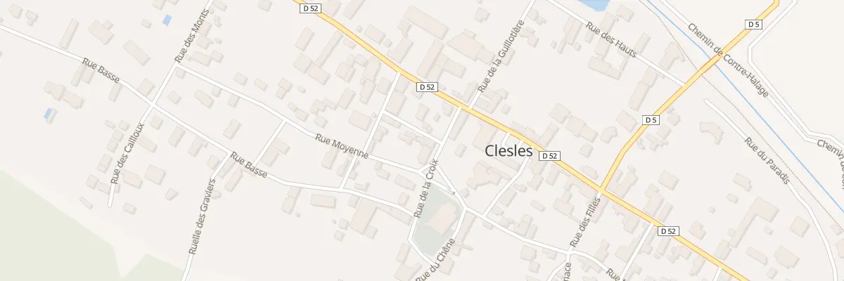 Plan du 4 Rue de la Croix à Clesles