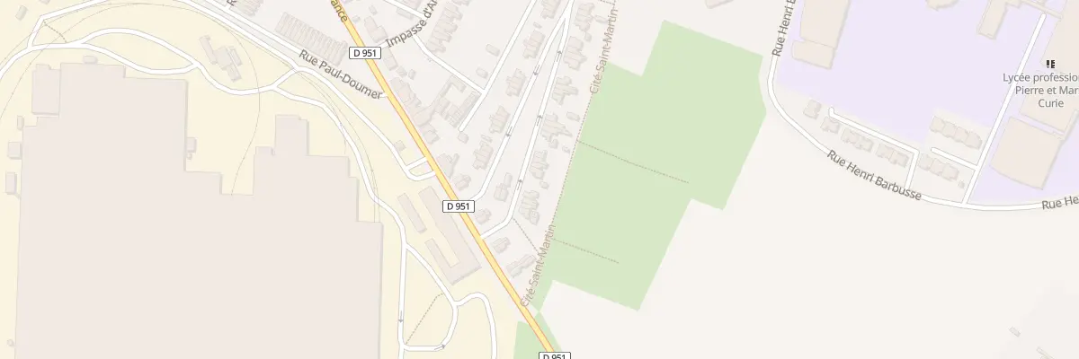 Plan du 18 Rue Saint Martin à Aulnoye-Aymeries