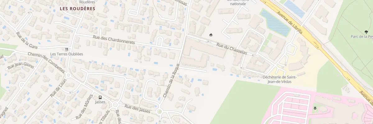 Plan du 237 Che de la Roque à Saint-Jean-de-Védas