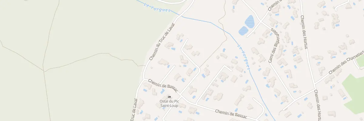 Plan du 500 Che de Bassac à Saint-Jean-de-Cuculles