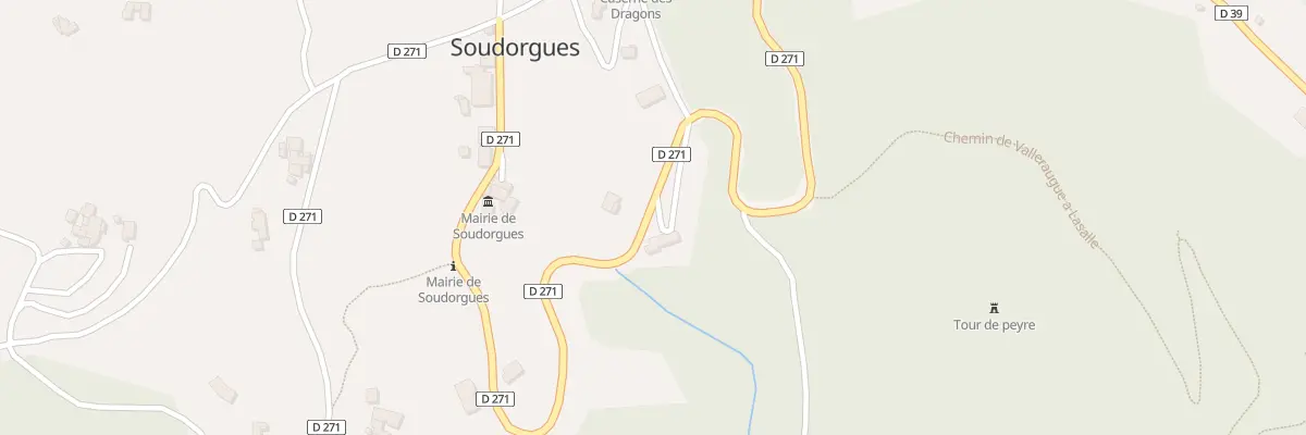 Plan du 5151 Le Portal à Soudorgues