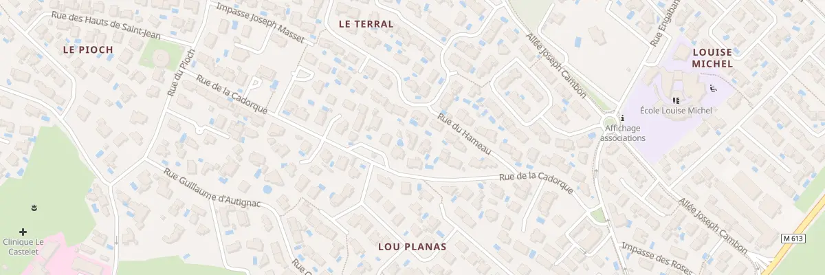 Plan du 22T Rue de la Cadorque à Saint-Jean-de-Védas