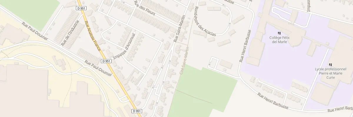 Plan du 48 Rue Saint Martin à Aulnoye-Aymeries