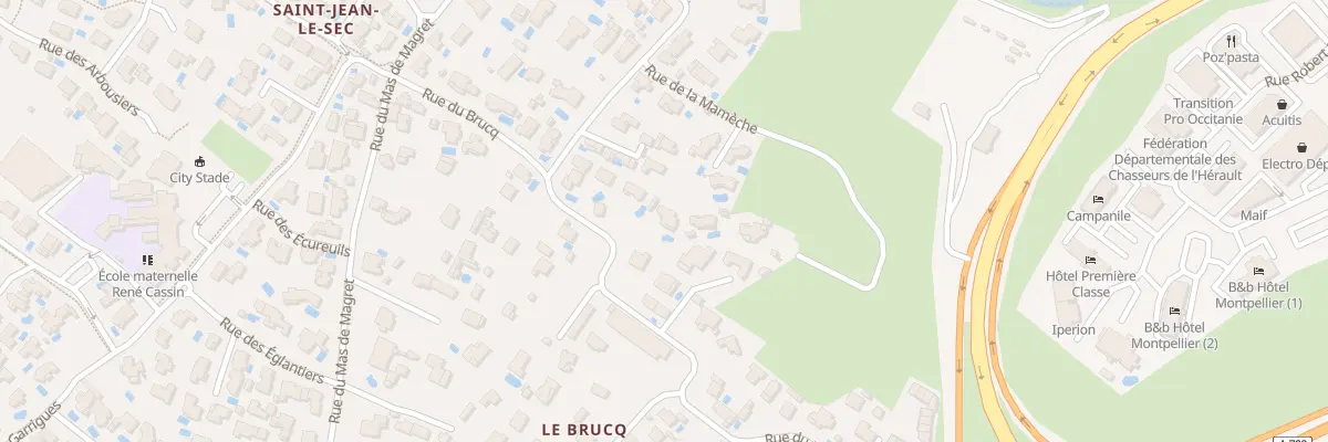 Plan du 5 Rue du Brucq à Saint-Jean-de-Védas