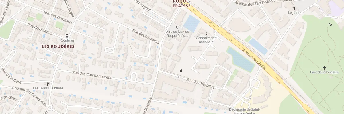 Plan du 165 Che de la Roque à Saint-Jean-de-Védas