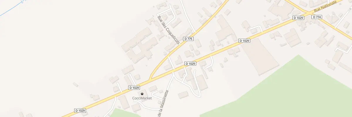Plan du 21 Rue Nationale à Buironfosse