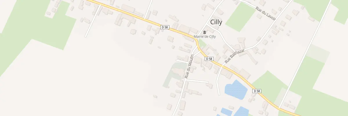 Plan du 10 Rue du Moulin à Cilly