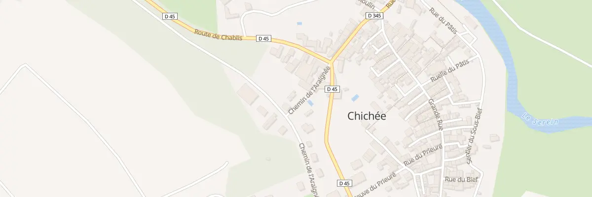 Plan du 4 Che de l’Araignée à Chichée