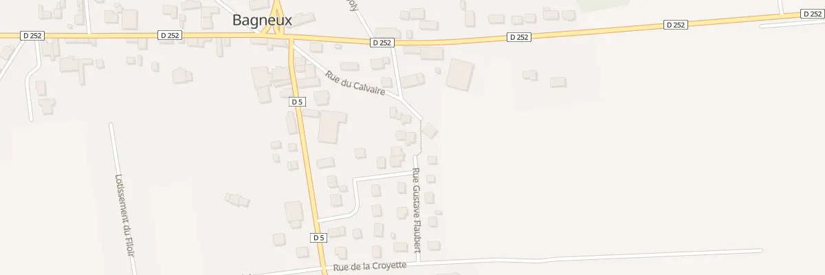 Plan du 7 Rue Gustave Flaubert à Bagneux