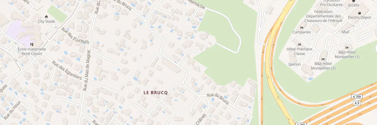Plan du 11 Rue du Brucq à Saint-Jean-de-Védas
