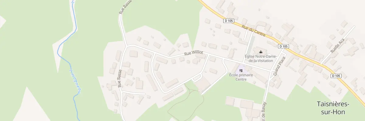 Plan du 13 Rue Williot à Taisnières-sur-Hon