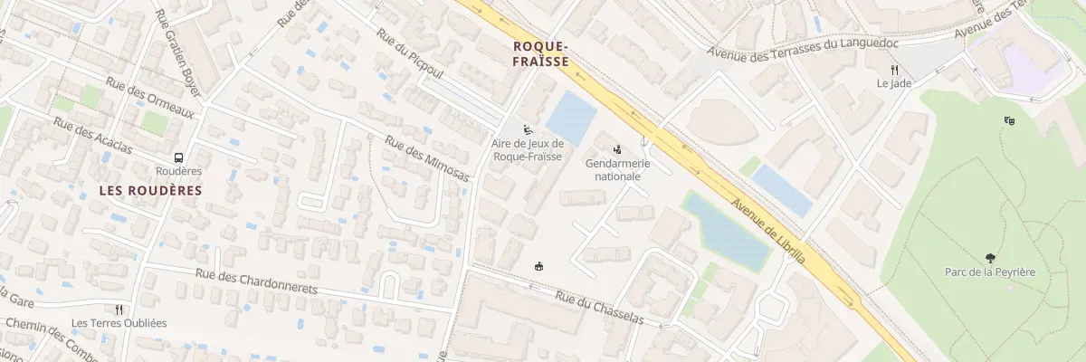 Plan du 129 Che de la Roque à Saint-Jean-de-Védas