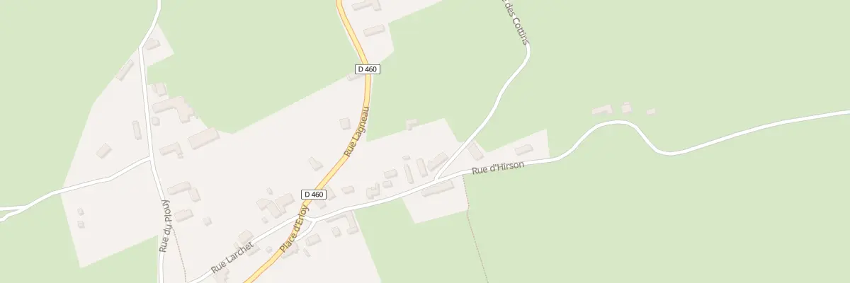 Plan du 3 Rue d’Hirson à Erloy