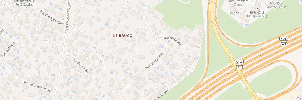 Plan du 14 Rue du Brucq à Saint-Jean-de-Védas