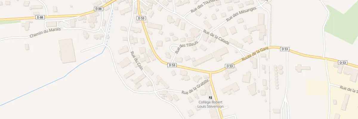 Plan du 2 Rue des Tilleuls à Landos