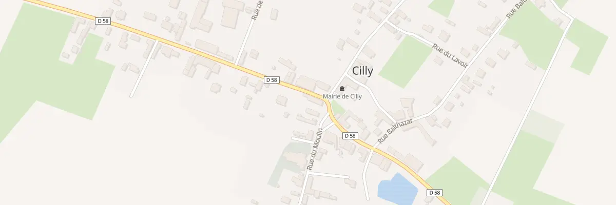 Plan du 2 Rue du Moulin à Cilly
