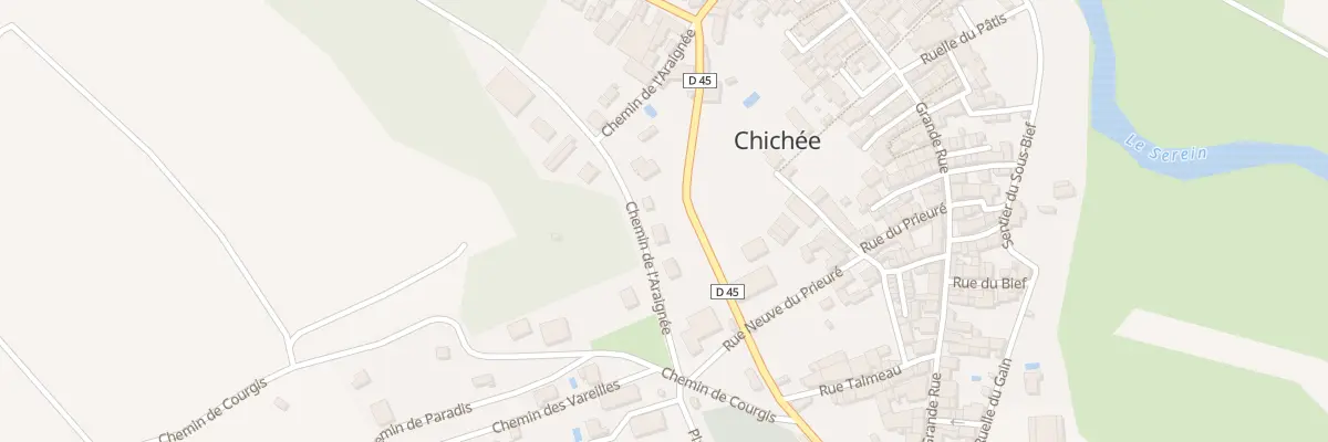 Plan du 3 Che de l’Araignée à Chichée