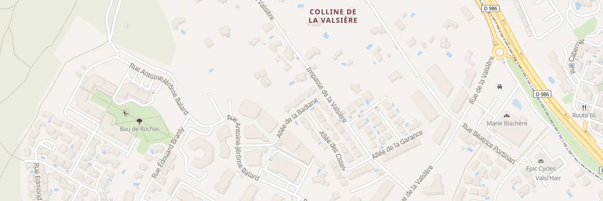 Plan du 34 All de la Badiane à Grabels