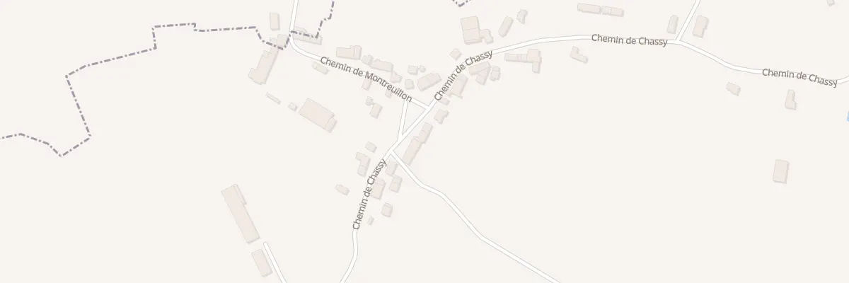Plan du 23 Chassy à Montigny-en-Morvan