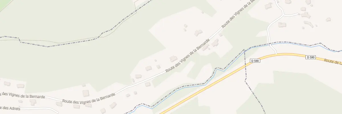 Plan du 23 Rte des Vignes de la Bernarde à Sanssac-l’Église