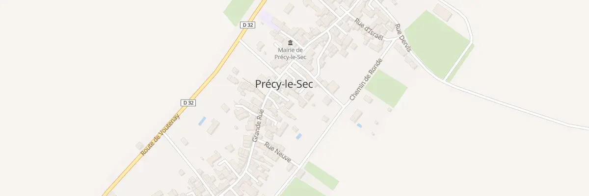 Plan du 33D Gr Grande Rue à Précy-le-Sec