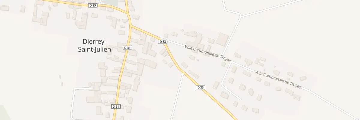 Plan du 9001 Rte de Fontvannes à Dierrey-Saint-Julien