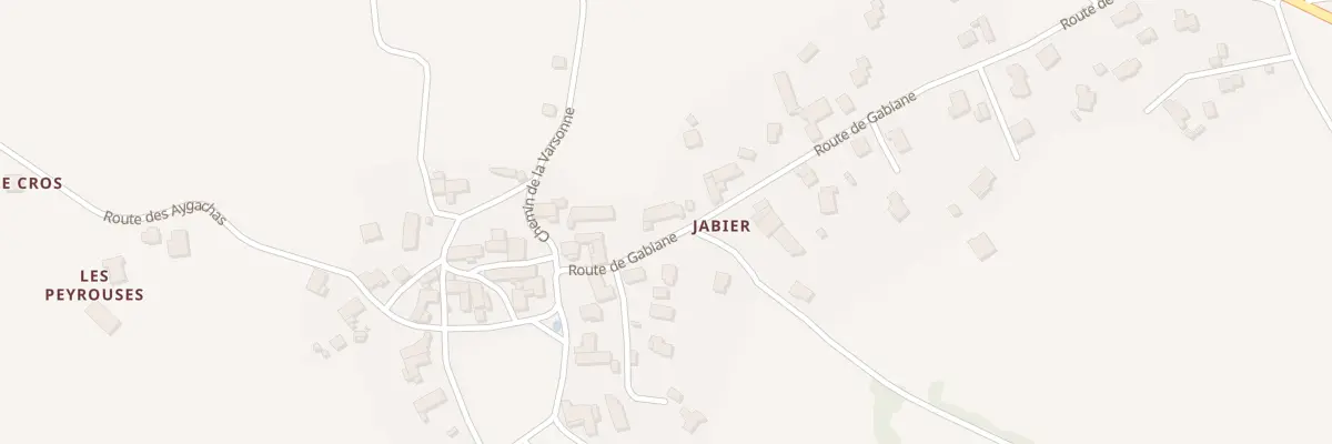Plan du 494 Rte de Gabiane à Saint-Christophe-sur-Dolaizon