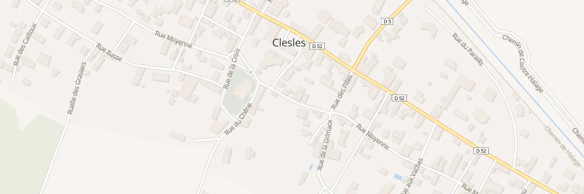 Plan du 27 Rue Moyenne à Clesles