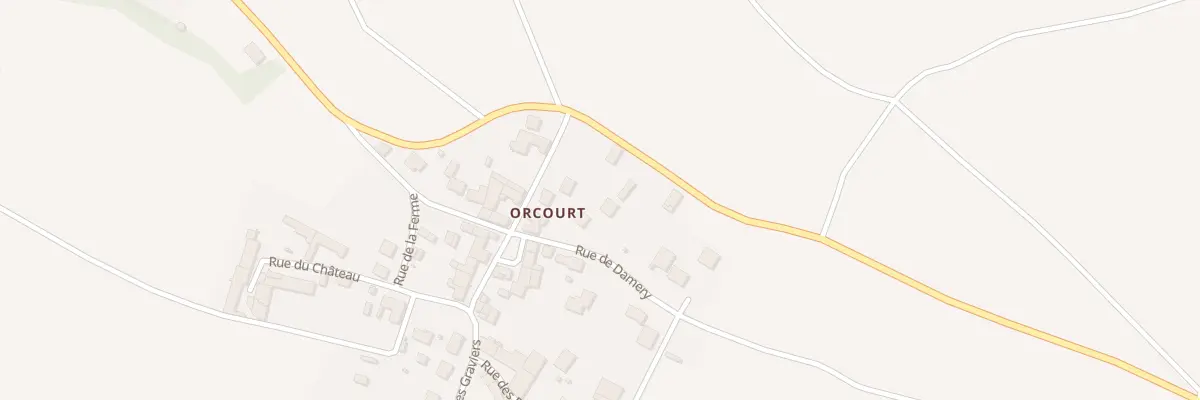 Plan du 1 Rue de Damery à Cuchery