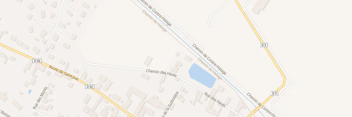 Plan du 18 Rue des Hauts à Clesles
