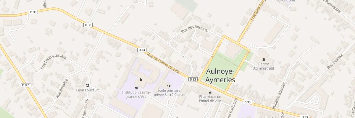 Plan du 124 Rue de l’Hôtel de Ville à Aulnoye-Aymeries