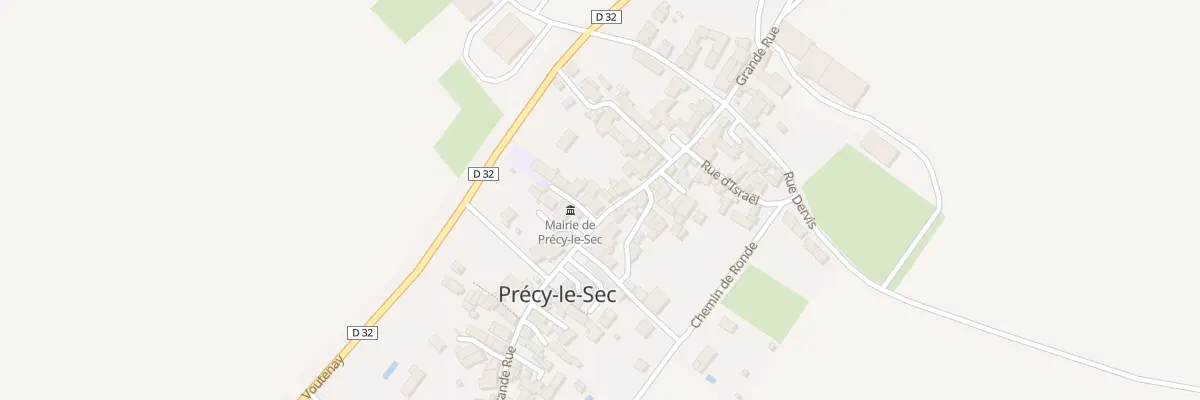 Plan du 34 Grande Rue à Précy-le-Sec