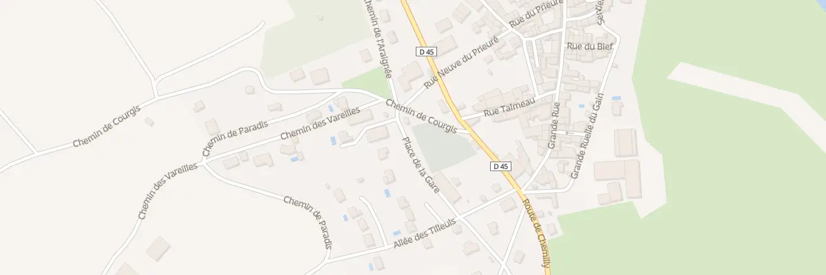Plan du 1 Pl de la Gare à Chichée