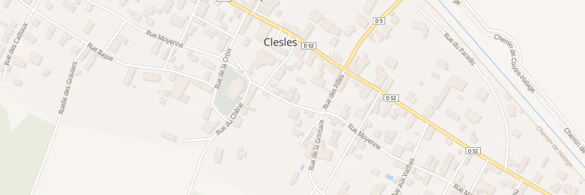Plan du 29 Rue Moyenne à Clesles