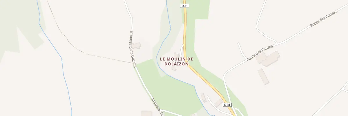 Plan du 36 Le Moulin de Dolaizon à Saint-Christophe-sur-Dolaizon