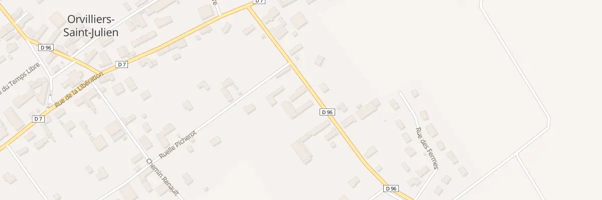 Plan du 10 Rue de Troyes à Orvilliers-Saint-Julien