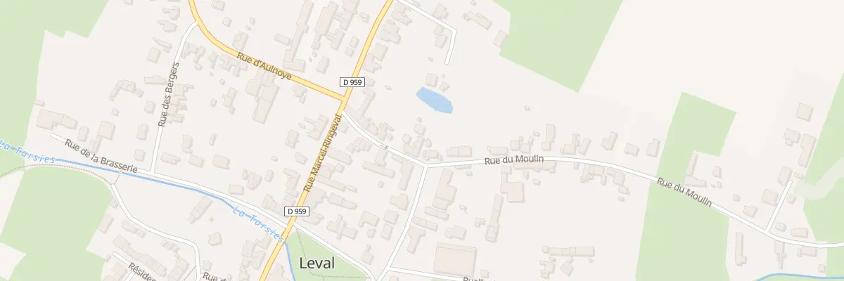 Plan du 15 Rue du Moulin à Leval