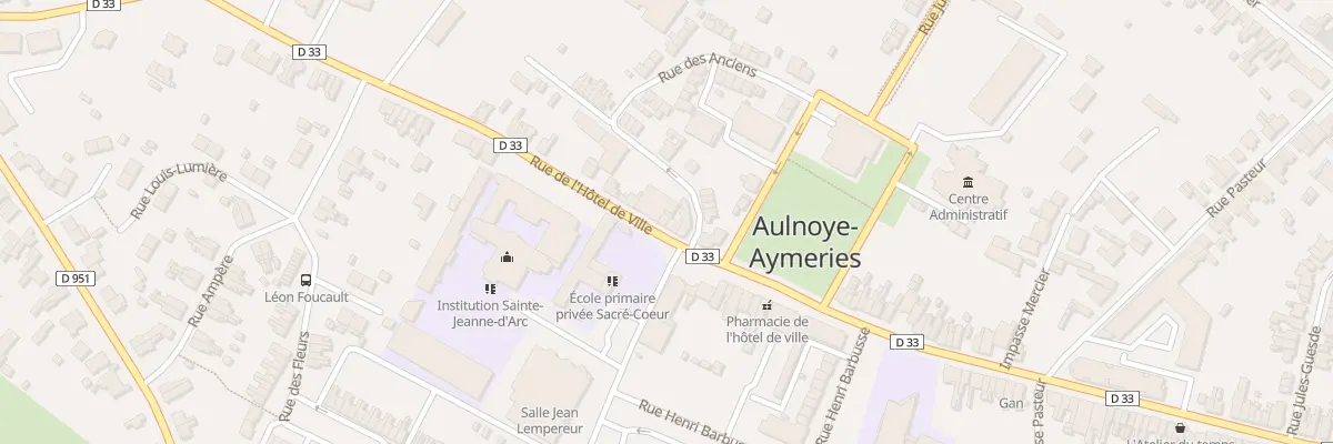 Plan du 120 Rue de l’Hôtel de Ville à Aulnoye-Aymeries