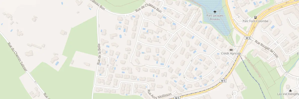 Plan du 50 Rue Hélène Boucher à Montpellier