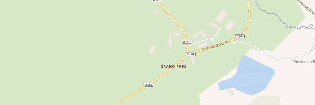 Plan du 38 Le Grand Pre à Lormes