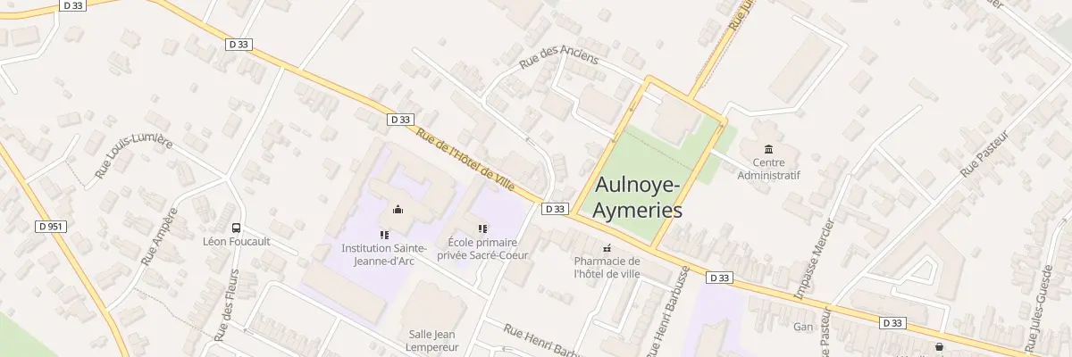 Plan du 118 Rue de l’Hôtel de Ville à Aulnoye-Aymeries